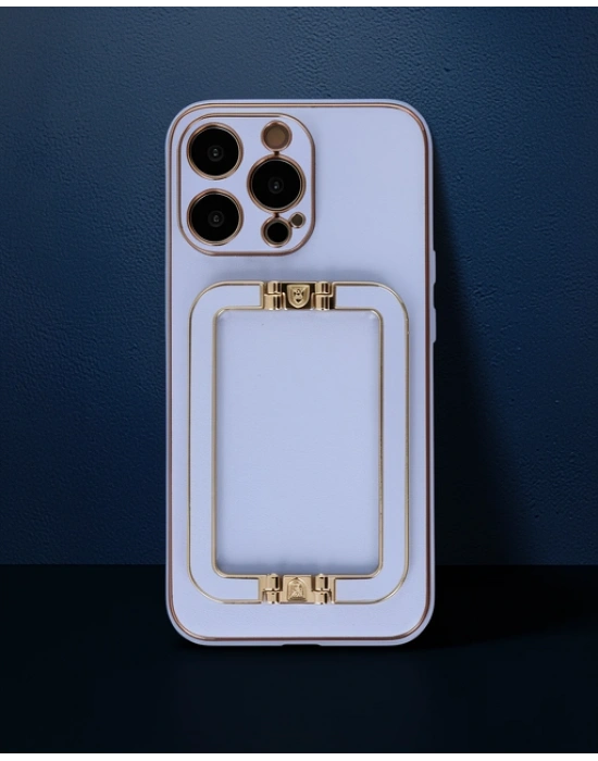 Apple İphone 13 Pro Max Kılıf Coco Elit Kapak - Lila