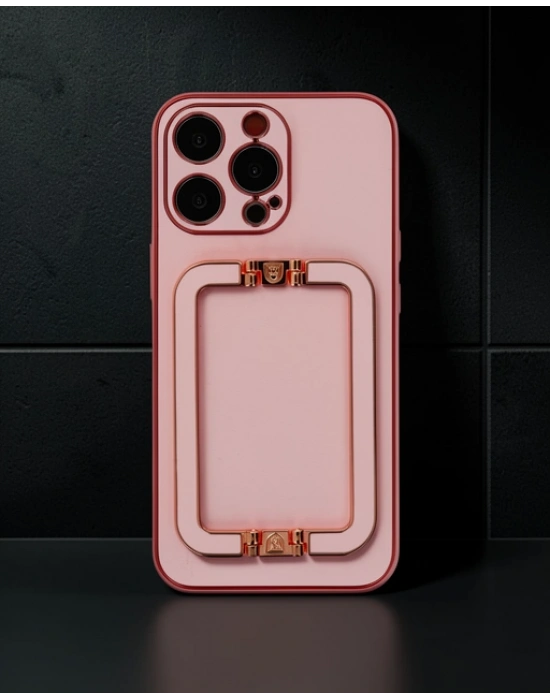 Apple İphone 13 Pro Max Kılıf Coco Elit Kapak - Pembe