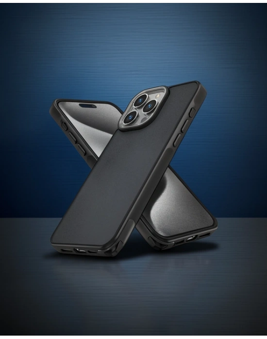Apple İphone 13 Pro Max Kılıf Elegant Kapak - Siyah