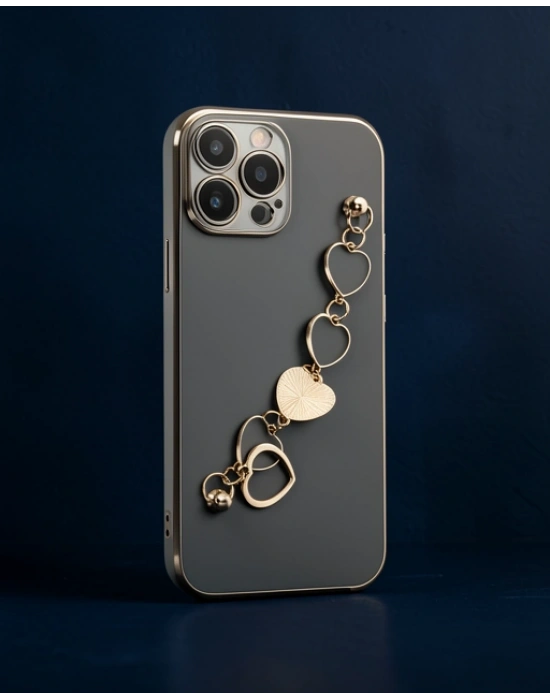 Apple İphone 13 Pro Max Kılıf Esila Silikon - Gri