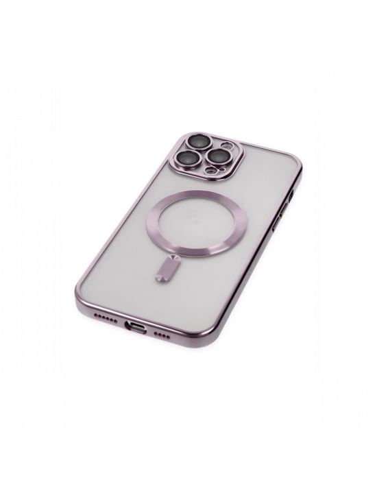 Apple iPhone 13 Pro Max Kılıf Kross Magneticsafe Kapak - Mor