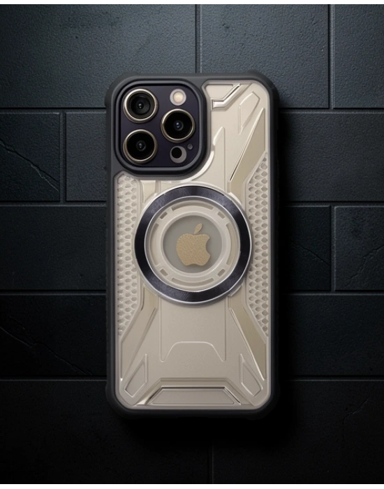 Apple İphone 13 Pro Max Kılıf Prag Magneticsafe Kapak - Siyah