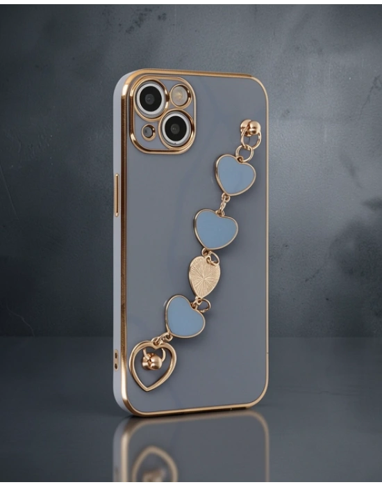Apple İphone 14 Kılıf Esila Silikon - Gri