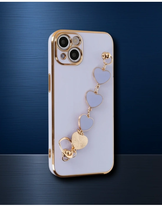 Apple İphone 14 Kılıf Esila Silikon - Lila
