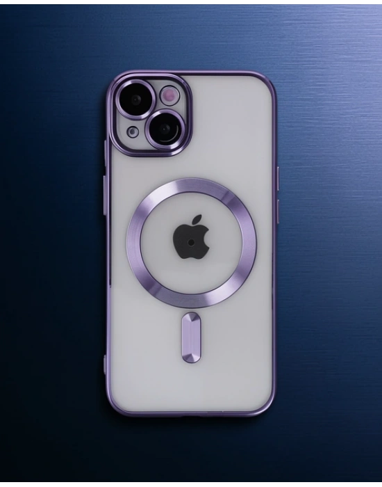 Apple İphone 14 Kılıf Kross Magneticsafe Kapak - Mor