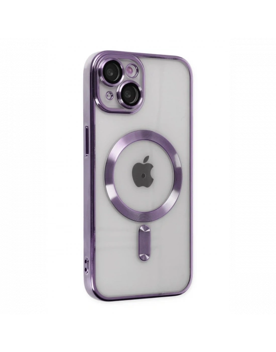 Apple iPhone 14 Kılıf Kross Magneticsafe Kapak - Mor