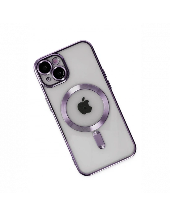 Apple iPhone 14 Kılıf Kross Magneticsafe Kapak - Mor