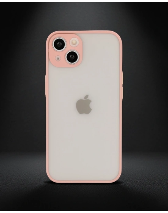 Apple İphone 14 Kılıf Montreal Silikon Kapak - Pembe