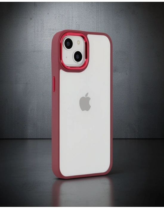 Apple İphone 14 Plus Kılıf Dora Kapak - Kırmızı