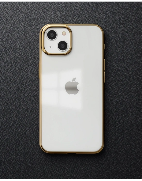 Apple İphone 14 Plus Kılıf Element Silikon - Gold
