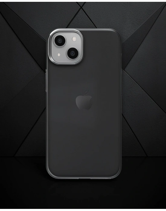 Apple İphone 14 Plus Kılıf Element Silikon - Gümüş