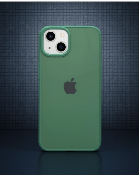 Apple İphone 14 Plus Kılıf Element Silikon - Yeşil