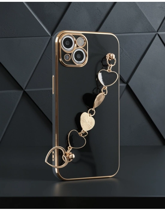 Apple İphone 14 Plus Kılıf Esila Silikon - Siyah