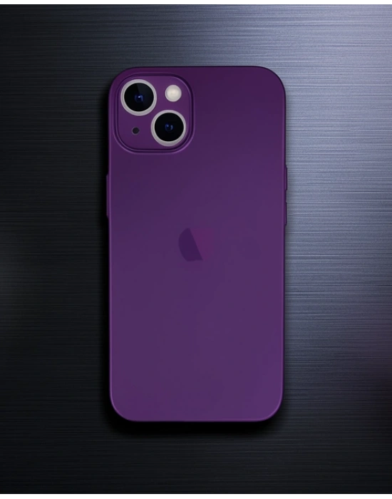 Apple İphone 14 Plus Kılıf Pp Ultra İnce Kapak - Mor