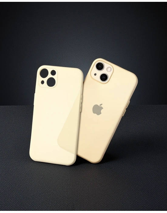 Apple İphone 14 Plus Kılıf Puma Silikon - Gold