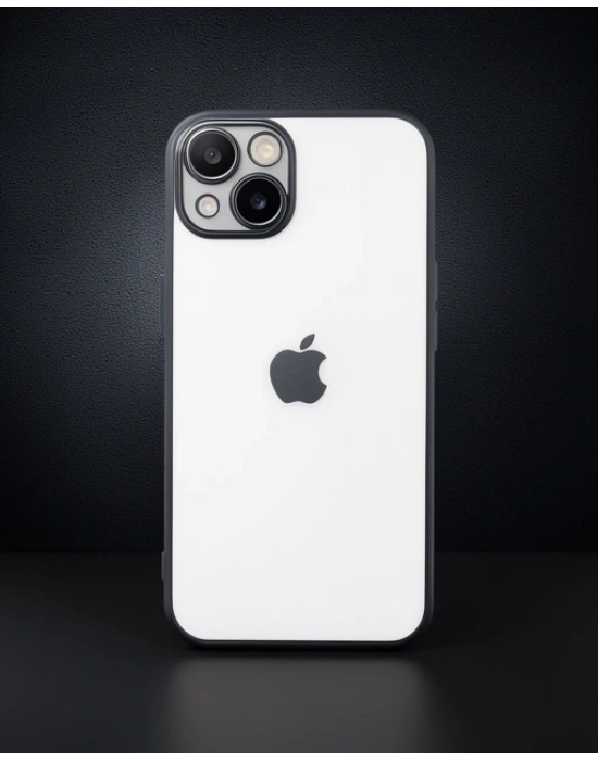 Apple İphone 14 Plus Kılıf Razer Lensli Silikon - Siyah