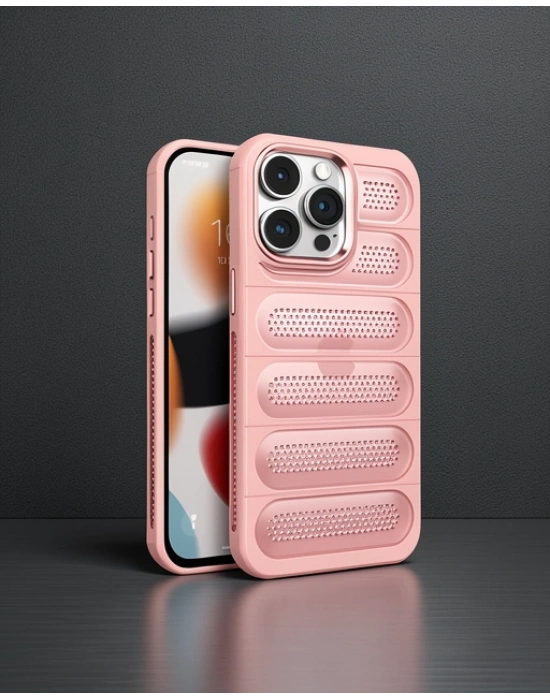Apple İphone 14 Pro Kılıf Airmax Silikon Kapak - Pembe