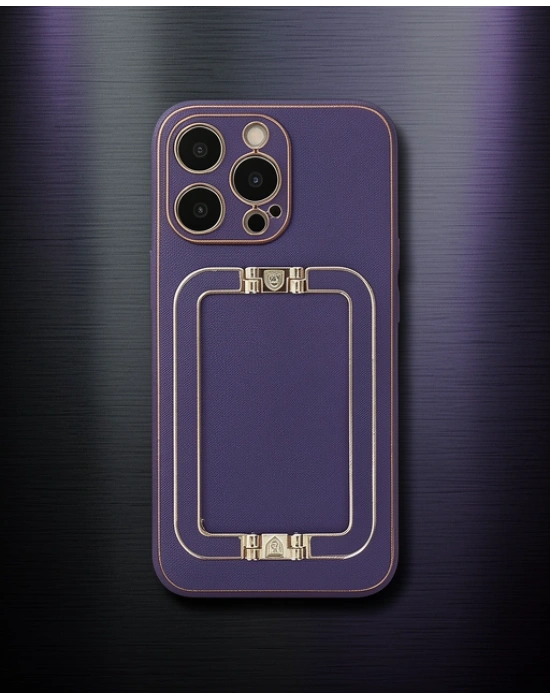 Apple İphone 14 Pro Kılıf Coco Elit Kapak - Derin Mor