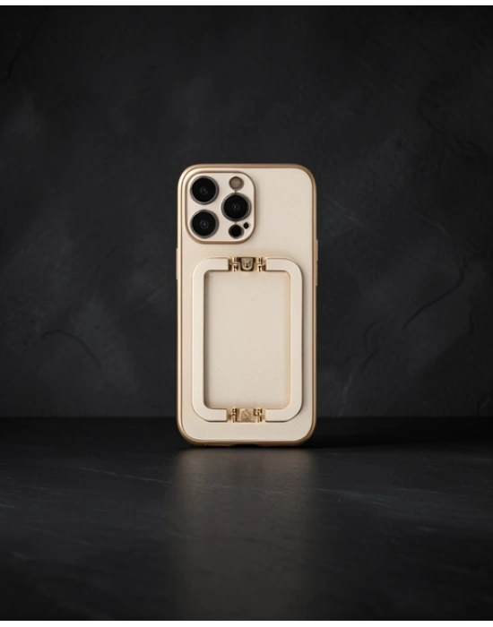 Apple İphone 14 Pro Kılıf Coco Elit Kapak - Gold