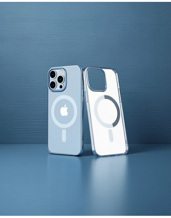 Apple İphone 14 Pro Kılıf Element Magneticsafe Sert Kapak - Sierra Blue