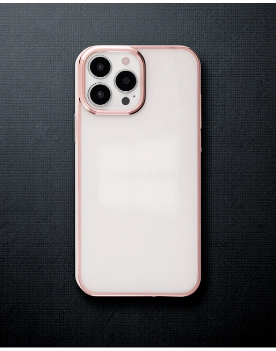 Apple İphone 14 Pro Kılıf Element Silikon - Pembe
