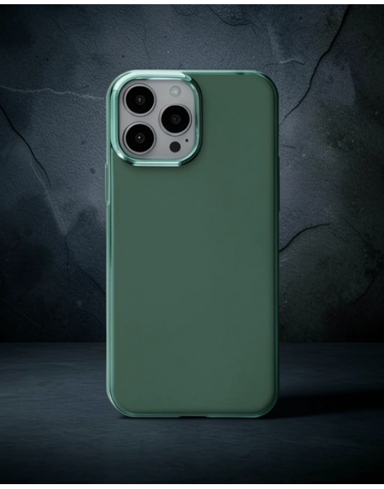 Apple İphone 14 Pro Kılıf Element Silikon - Yeşil