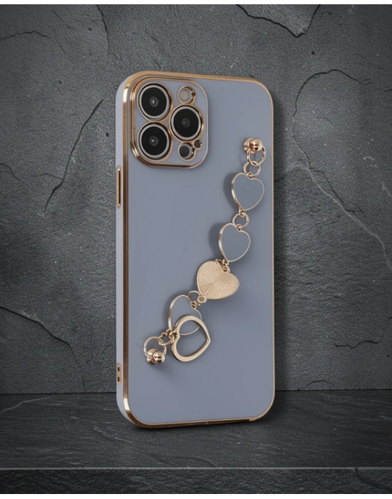 Apple İphone 14 Pro Kılıf Esila Silikon - Gri