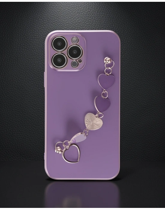 Apple İphone 14 Pro Kılıf Esila Silikon - Mor