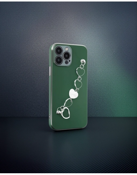 Apple İphone 14 Pro Kılıf Esila Silikon - Su Yeşili