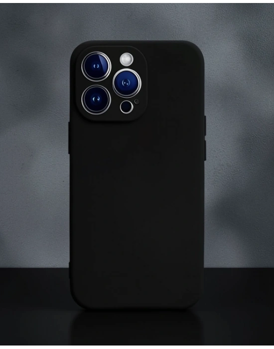 Apple İphone 14 Pro Kılıf First Silikon - Siyah