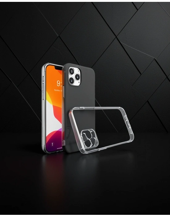 Apple İphone 14 Pro Kılıf Lüx Şeffaf Silikon
