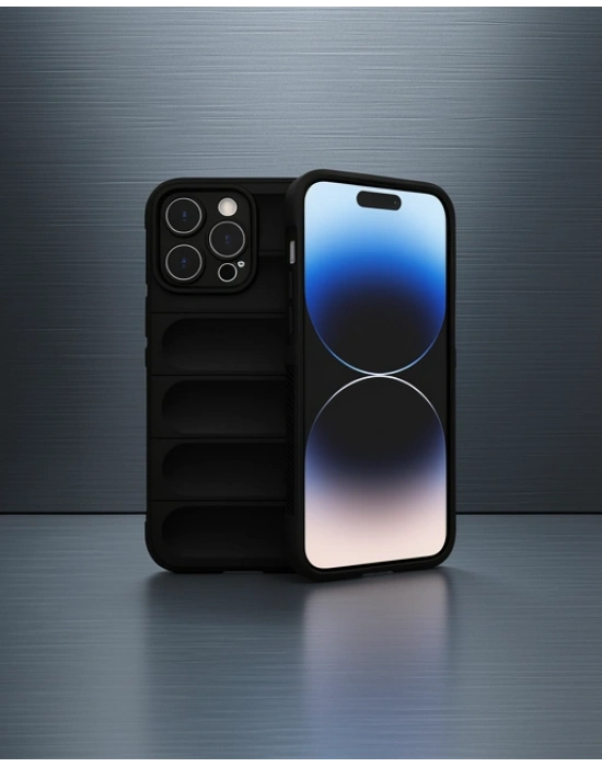 Apple İphone 14 Pro Kılıf Optimum Silikon - Siyah