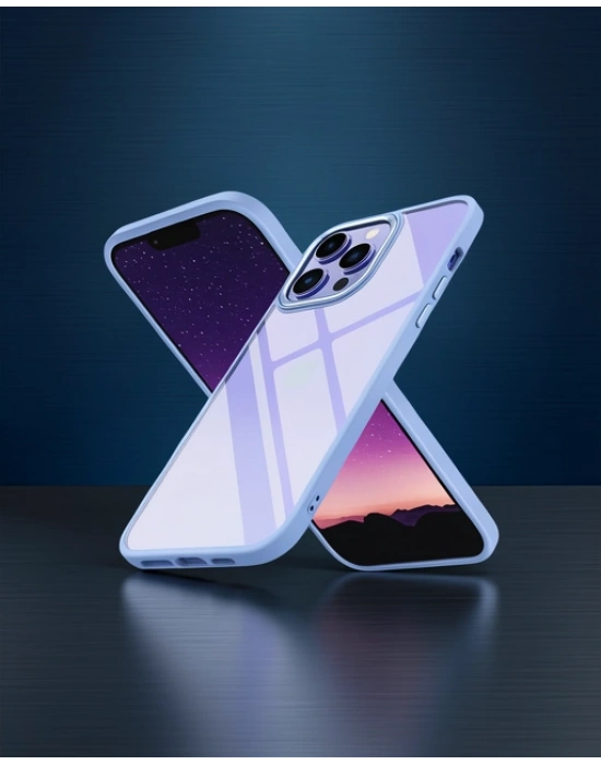 Apple İphone 14 Pro Kılıf Power Silikon - Lila