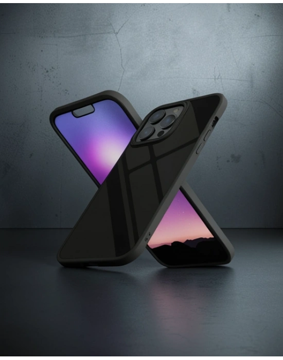 Apple İphone 14 Pro Kılıf Power Silikon - Siyah