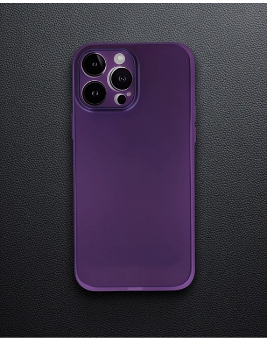 Apple İphone 14 Pro Kılıf Pp Ultra İnce Kapak - Mor