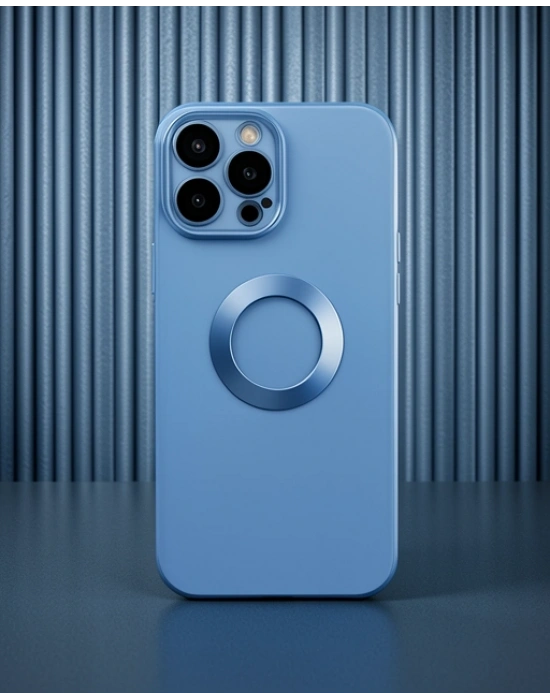 Apple İphone 14 Pro Max Kılıf Best Silikon - Mavi