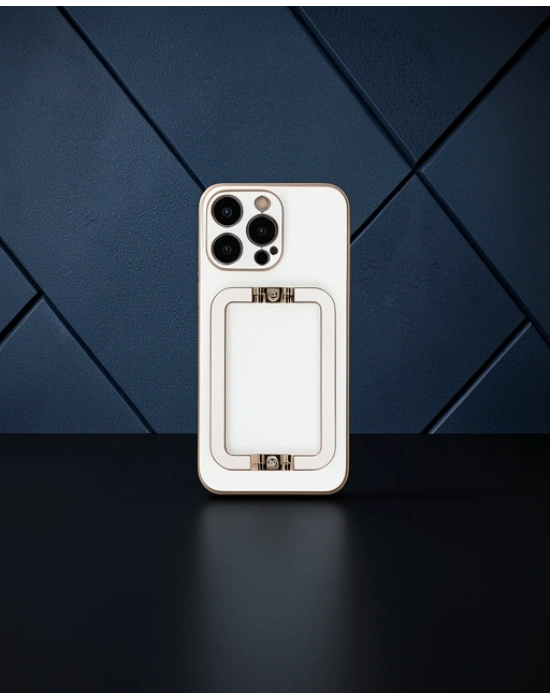Apple İphone 14 Pro Max Kılıf Coco Elit Kapak - Beyaz