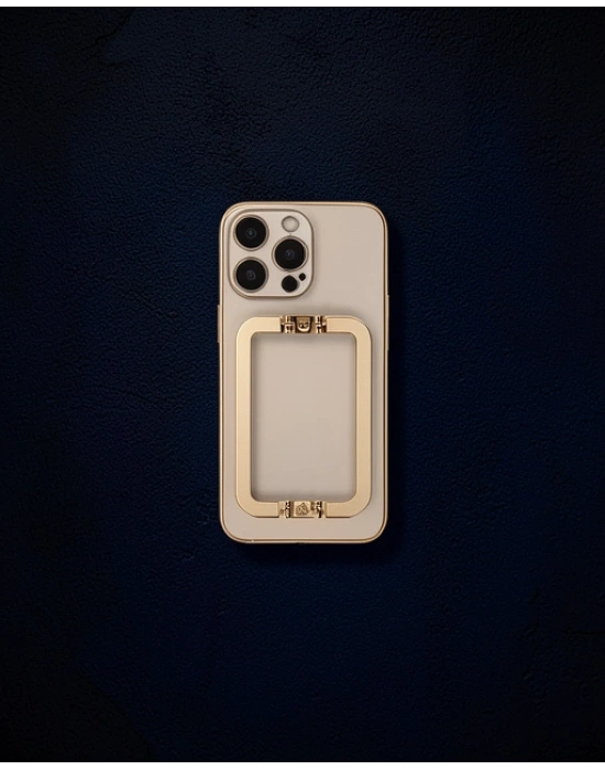 Apple İphone 14 Pro Max Kılıf Coco Elit Kapak - Gold