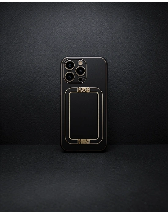Apple İphone 14 Pro Max Kılıf Coco Elit Kapak - Siyah