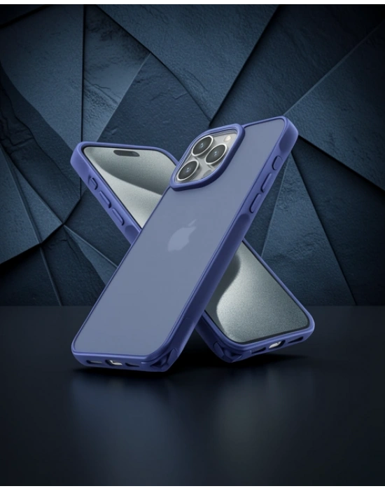 Apple İphone 14 Pro Max Kılıf Elegant Kapak - Lacivert