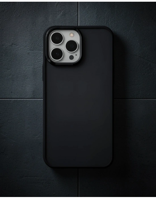 Apple İphone 14 Pro Max Kılıf Element Silikon - Siyah
