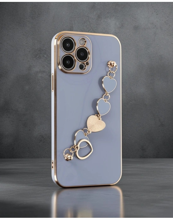 Apple İphone 14 Pro Max Kılıf Esila Silikon - Gri