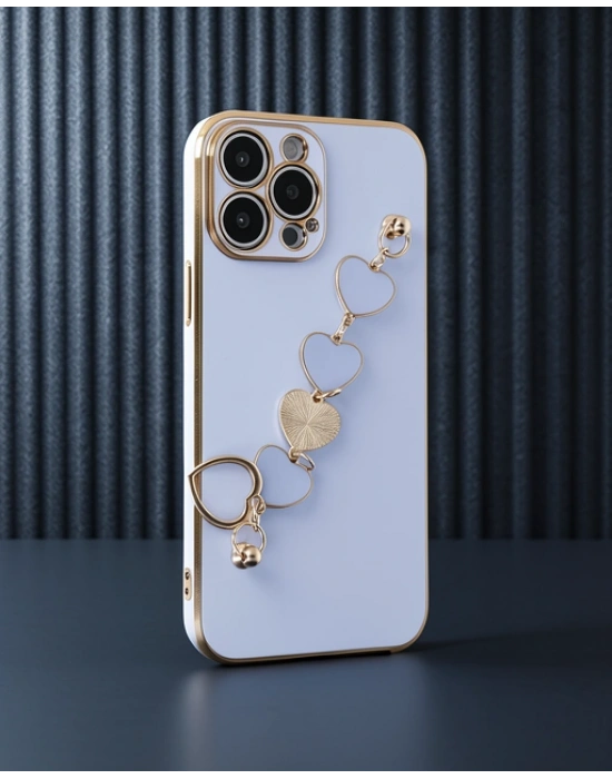 Apple İphone 14 Pro Max Kılıf Esila Silikon - Lila