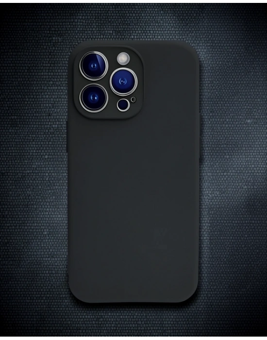 Apple İphone 14 Pro Max Kılıf First Silikon - Siyah