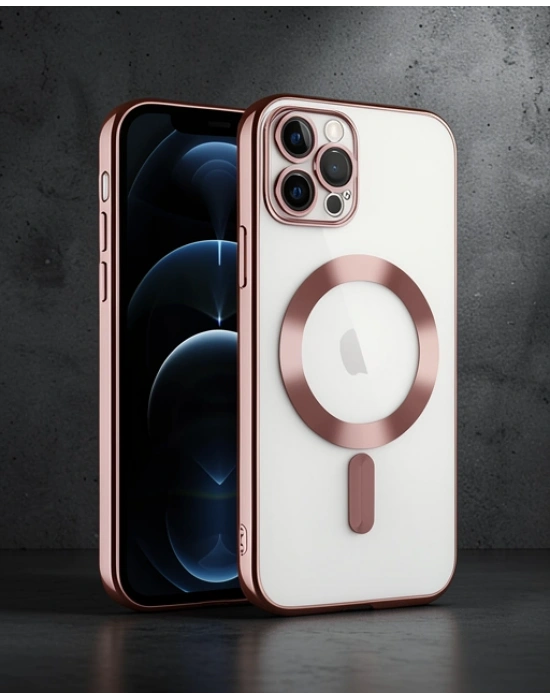 Apple İphone 14 Pro Max Kılıf Kross Magneticsafe Kapak - Rose