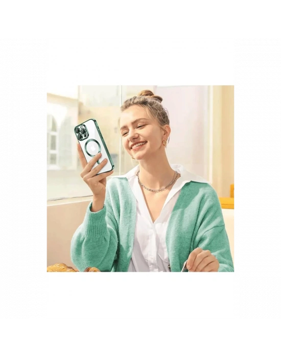 Apple iPhone 14 Pro Max Kılıf Kross Magneticsafe Kapak - Rose