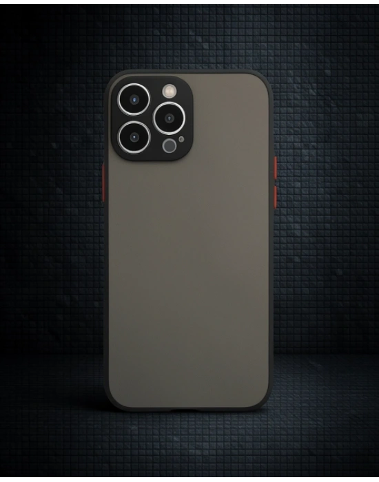 Apple İphone 14 Pro Max Kılıf Montreal Silikon Kapak - Siyah