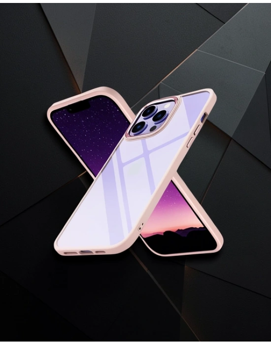 Apple İphone 14 Pro Max Kılıf Power Silikon - Rose