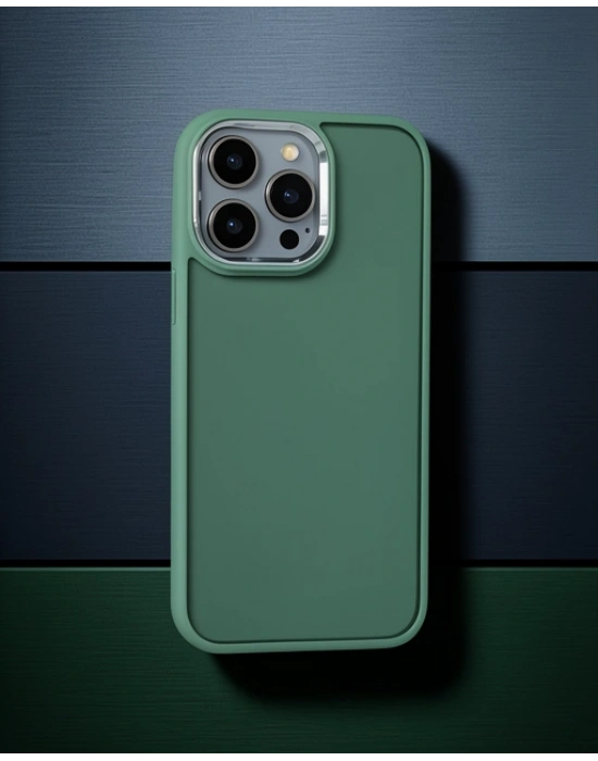 Apple İphone 14 Pro Max Kılıf Power Silikon - Yeşil