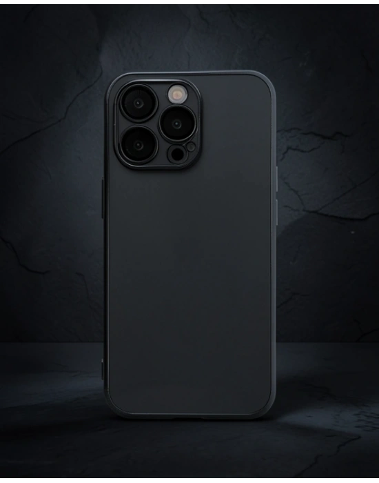 Apple İphone 14 Pro Max Kılıf Razer Lensli Silikon - Siyah